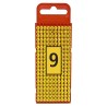 Marcador WIC1, 0,5-1,5Mm² 3x5mm Pa66, N°9 Ama (Plancha x200) WIC1 9 AM Hellermann Tyton