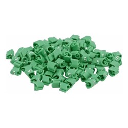 Marcador MHG Millenium, 0,5-6mm² 3,6mm PVC, N°5 Ver (x100) MHG2/5 5 VE Hellermann Tyton