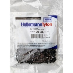 Marcador MHG Millenium, 1,5-10mm² 3,6mm PVC, N°0 Neg (x100) MHG3/7 0 NE Hellermann Tyton