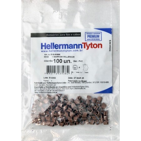 Marcador MHG Millenium, 1,5-10mm² 3,6mm PVC, N°1 Mar (x100) MHG3/7 1 MA Hellermann Tyton