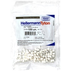 Marcador MHG Millenium, 1,5-10mm² 3,6mm PVC, N°9 Bla (x100) MHG3/7 9 BL Hellermann Tyton