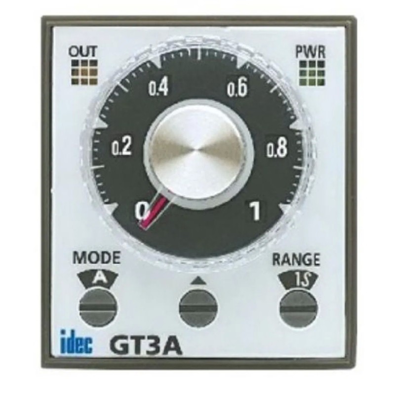 Timer Multifuncion IDEC GT3A-2EAF20 100-240V ca, 0,05s..180h