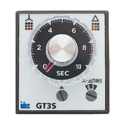 Timer Estr-Triang, 100-240Vca, 0,05S..100s, 8Pin GT3S-2AF20 Idec