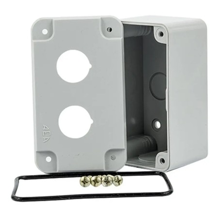 Caja Estanca 2 Perf. D22 Gris, 110x65x55 -A2X Aea