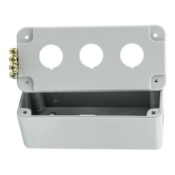 Caja Estanca 3 Perf. D22 Gris, 146x65x55 -A3X Aea