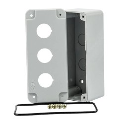 Caja Estanca 3 Perf. D22 A3X Gris, 146x65x55 -A3X Aea