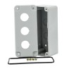 Caja Estanca 3 Perf. D22 Gris, 146x65x55 -A3X Aea