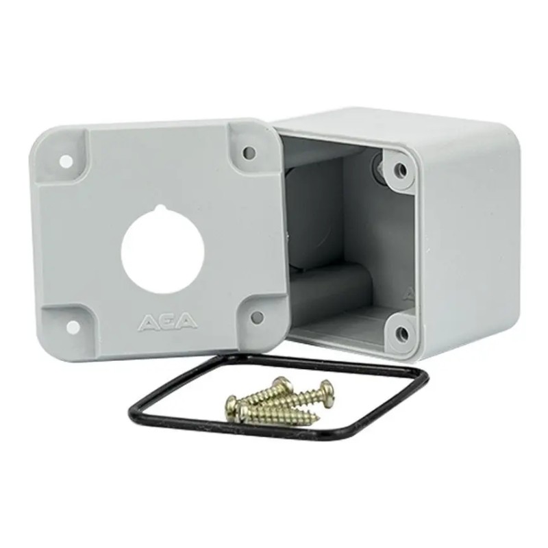 Caja Estanca 1 Perf. D22 Gris, 65x65x55 -A1X Aea