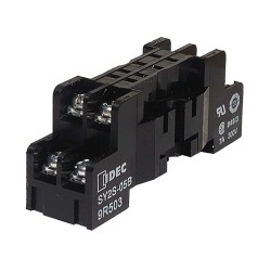 Zocalo 8 Pines Planos, P/Riel Din 35, Neg, P/Ry2S SY2S-05B Idec