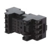 Zocalo 14 Pines Planos, P/Riel Din 35, Borne Protegido, Neg, P/Ry4S, Ru4S, Gt5Y SY4S-05C Idec