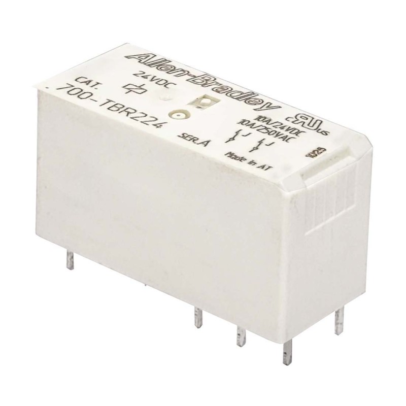 Rele Electromec. de Recambio Allen-Bradley 700-TBR224 2Inv, 24V dc, 6A