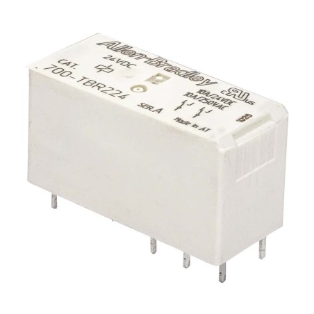 Rele Electromec. de Recambio Allen-Bradley 700-TBR224 2Inv, 24V dc, 6A