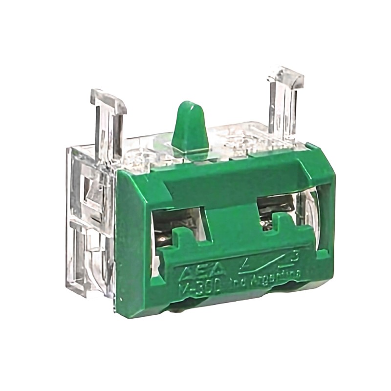 Bloque de Contacto NA AEA NM-300 p/Botoneras, Verde