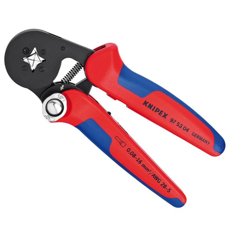 Pinza Crimpeadora Autoajustable para Punteras Huecas 97 53 04 Knipex Pinza Crimpeadora Autoajustable para Punteras Huecas 97 53 04 Knipex